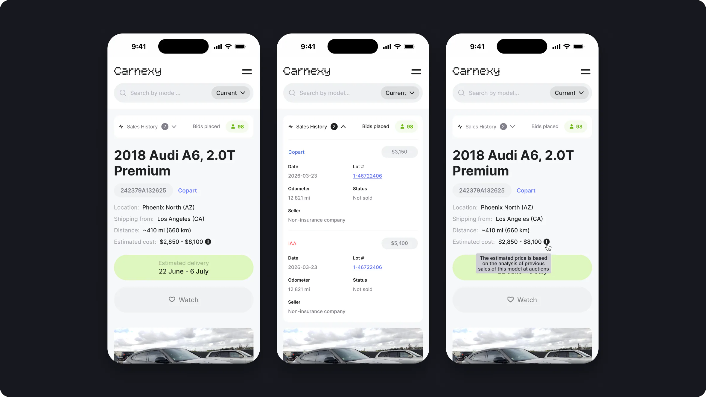 Carnexy: Mobile